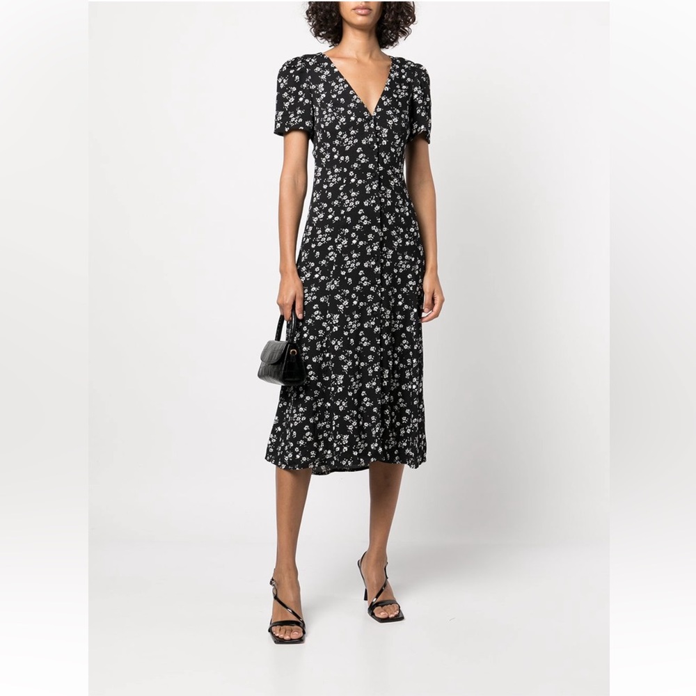 Reformation Locklin Midi Dress in Jasmine size 4